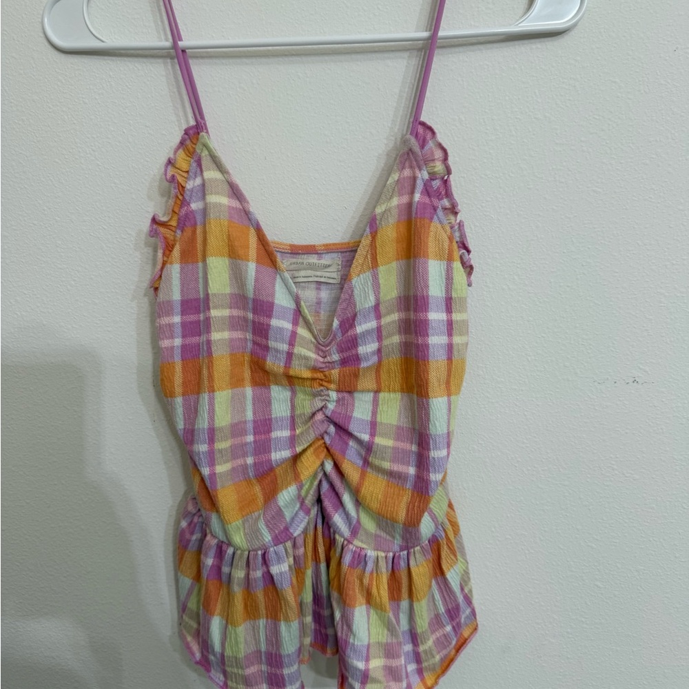 Urban Outfitters Multicolor Plaid Top